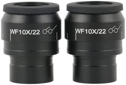 1 Paar Oculairs WF5X WF10X WF15X WF20X WF25X WF30X Breed Veld Montage Maat 30Mm Microscoop Accessorie Voor Stereo Microscoop WF10X-22