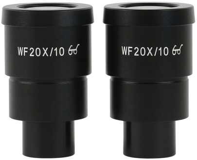 1 Paar Oculairs WF5X WF10X WF15X WF20X WF25X WF30X Breed Veld Montage Maat 30Mm Microscoop Accessorie Voor Stereo Microscoop WF20X-10
