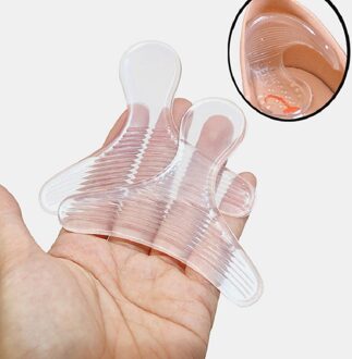 1 Paar Onzichtbare Silicagel Inserts Vrouwen Binnenzool Transparante Anti-Slip Voet Schoenen Stickers Voor Hoge Hak Schoen