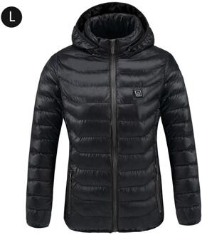 1 Paar Outdoor Grafeen Elektrische Verwarmde Donsjack Usb Constante Temperatuur Verwarming Koolstofvezel Warme Winterjas Blauw