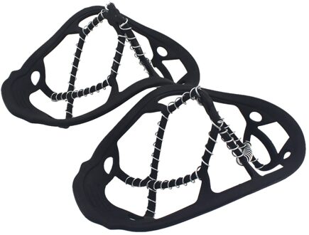 1 Paar Outdoor Klimmen Bergbeklimmen Antislip Stijgijzers Sneeuw Klauw Winter Lopen Ice Sneeuwschoenen Staal Slip Schoenplaatje Cover camping