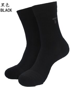 1 paar Outdoor Merino Wol & Bamboe Dikke Trekking Sokken Wandelen Sportsokken zwart / EU41-46