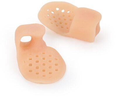 1 Paar Pad Op De Teen Little Duim Siliconen Dagelijks Gebruik Teen Bunion Corrector Guard Stijltang Vinger Teen Separator Voet care Tool Bourgondië