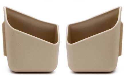 1 paar Plastic Universal Car Auto Accessoires Bril Organizer Storage Box Houder 3 Kleuren Beige