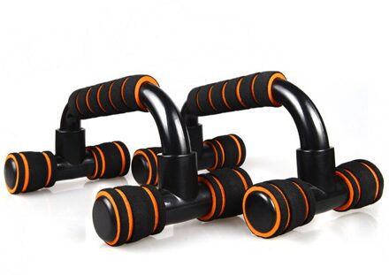 1 Paar Power Wielen Roller Machine Push-Up Bar Stand Oefening Rack Workout Home Gym Fitness Apparatuur Buik Spier trainer geel