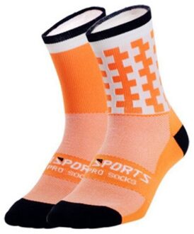 1 paar Professionele Sport Sokken Mannen Vrouwen Ademend Training Running Wandelen Klimmen Sport Sokken multi-color