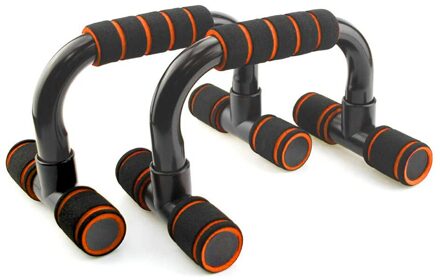 1 Paar Push Ups Stands Grip Fitnessapparatuur Handgrepen Borst Body Buiding Sport Gespierde Training Push Up Rekken Exerciser Stand Oranje