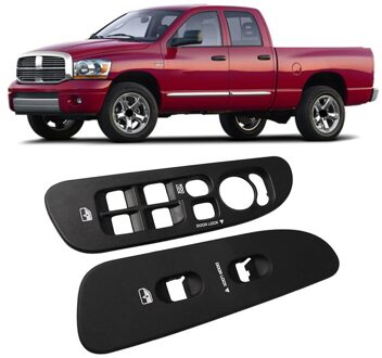 1 Paar Raam Deurslot Switch Bezel Panel Voor 2002 Dodge Ram 1500-3500 5HZ71WL5AE 5HZ71WL5AD