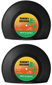 1 Paar Record Boekensteun Plastic Unieke Te Gebruiken En Praktisch