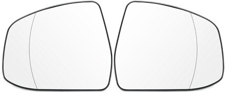 1 paar RHD Voordeur Side Wing Verwarmde Warming Spiegel Glazen Lens Vervanging voor Ford Focus 10 11 1 paar