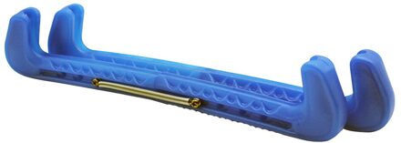 1 Paar Schaatsen Tool Accessoires Rustproof Outdoor Draagbare Ijshockey Verstelbare Lente Beschermende Skate Schoen Cover Blade Guard Blauw