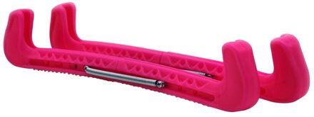 1 Paar Schaatsen Tool Accessoires Rustproof Outdoor Draagbare Ijshockey Verstelbare Lente Beschermende Skate Schoen Cover Blade Guard Roze