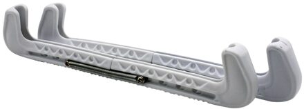 1 Paar Schaatsen Tool Accessoires Rustproof Outdoor Draagbare Ijshockey Verstelbare Lente Beschermende Skate Schoen Cover Blade Guard wit