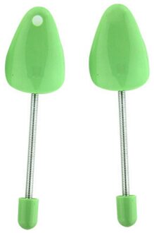 1 Paar Schoen Brancard Plastic Verstelbare Schoen Brancard Vrouwen Schoen Boom Man Flats Ondersteuning Verstelbare Flats Pompen groen(34-41)