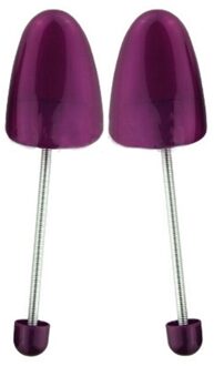 1 Paar Schoen Brancard Plastic Verstelbare Schoen Brancard Vrouwen Schoen Boom Man Flats Ondersteuning Verstelbare Flats Pompen paars(39-46)