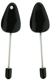 1 Paar Schoen Brancard Plastic Verstelbare Schoen Brancard Vrouwen Schoen Boom Man Flats Ondersteuning Verstelbare Flats Pompen zwart(34-41)