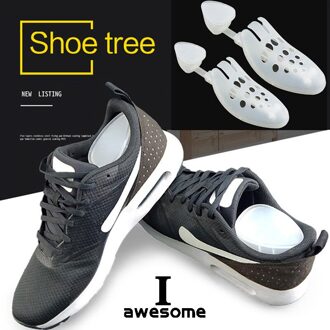 1 Paar Schoenen Boom Schoen Steun Kan Worden Aangepast Apparaat Voor Mannen Vrouwen Boom Licht Pp Plastic Schoen boom Shaper Keeper L size 40-45