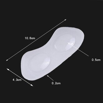 1 Paar Schoenen Inlegzolen Insert Pad Zachte Schokabsorptie Verdikking Uitsteeksel Pijnbestrijding Hakken Liners Kussen Voet Voeten Zorg style1