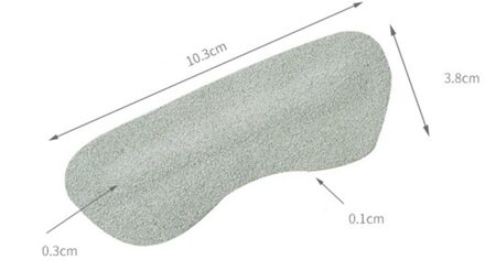 1 Paar Schoenen Inlegzolen Insert Pad Zachte Schokabsorptie Verdikking Uitsteeksel Pijnbestrijding Hakken Liners Kussen Voet Voeten Zorg style2