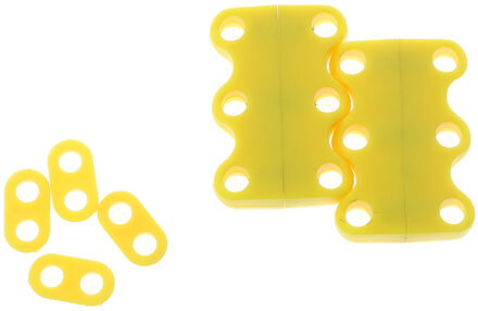 1 paar Schoenveter Zeer Sterke Magnetische Gesp voor Sneakers Casual Schoenen Sport Platte Schoenen Schoenveters Mode Lui Geen Stropdas Schoen veters Geel