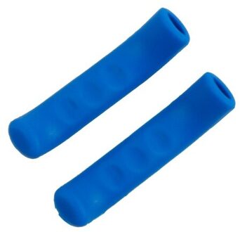 1 Paar Scooter Fiets Remhendel Cover Bike Silicone Mouwen Universele Type Lever Bescherming Fietsen Accessoire blauw