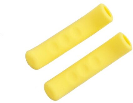 1 Paar Scooter Fiets Remhendel Cover Bike Silicone Mouwen Universele Type Lever Bescherming Fietsen Accessoire geel