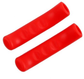 1 Paar Scooter Fiets Remhendel Cover Bike Silicone Mouwen Universele Type Lever Bescherming Fietsen Accessoire rood