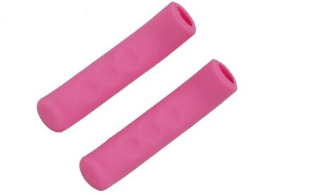 1 Paar Scooter Fiets Remhendel Cover Bike Silicone Mouwen Universele Type Lever Bescherming Fietsen Accessoire roze