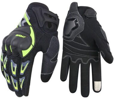 1 paar Screen Touch moto rcycle handschoenen Luva moto queiro Guantes moto moto cicleta Luvas de moto Fietsen moto cross handschoenen Gants Groen / L