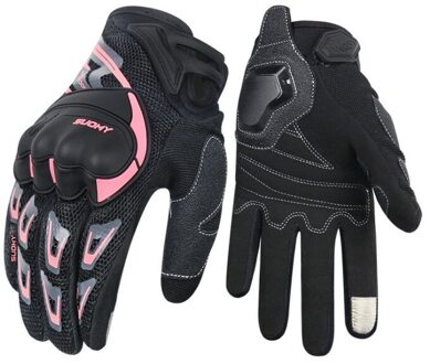 1 paar Screen Touch moto rcycle handschoenen Luva moto queiro Guantes moto moto cicleta Luvas de moto Fietsen moto cross handschoenen Gants Rood / L