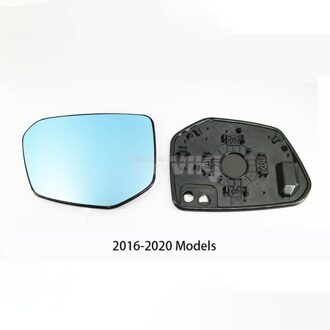 1 Paar Side Achteruitkijkspiegel Blauw Glas Lens Voor Honda Civic FC1 FC7 Groothoek view Anti Glare Spiegels A nee heated