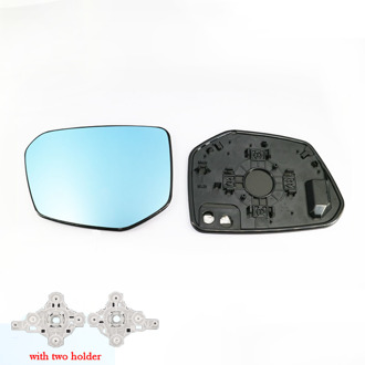 1 Paar Side Achteruitkijkspiegel Blauw Glas Lens Voor Honda Civic FC1 FC7 Groothoek view Anti Glare Spiegels heated met houder