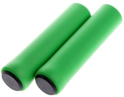 1 Paar Silicone Fietsen Fiets Grips Outdoor Mtb Mountainbike Handvatten Cover Anti-Slip Sterke Ondersteuning Grips Bike deel groen