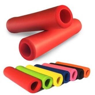 1 Paar Silicone Fietsen Fiets Grips Outdoor Mtb Mountainbike Handvatten Cover Anti-Slip Sterke Ondersteuning Grips Bike deel Roze