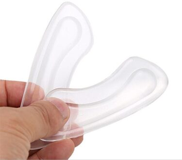 1 Paar Silicone Gel Vrouwen Hak Inserts Protector Voet Voetverzorging Schoen Insert Pad Binnenzool Kussen Massage Achterste Voet Sticker