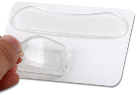 1 Paar Silicone Gel Vrouwen Hak Inserts Protector Voet Voetverzorging Schoen Insert Pad Binnenzool Kussen Massage Achterste Voet Sticker