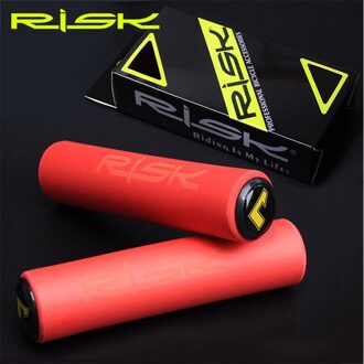 1 Paar Silicone Mtb Fiets Grips Spons Stuur Zachte Ultralight Grips Brake Grips Siliconen Silica Handschoen Handvat Anti-skid 2