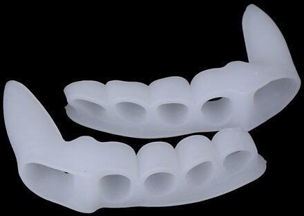 1 Paar Silicone Teenseparators Bunion Correctoren Hallux Valgus Corrector Voet Vinger Splitter Duim Spacer Voeten Spreader