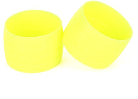 1 Paar Siliconen Plug Racefiets Stuur Fiets Stuur End Bar Tape Vaste Ringen Beveiligingen Mouwen Fietsen Accessoires geel