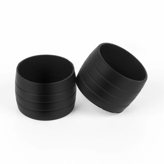 1 Paar Siliconen Plug Racefiets Stuur Fiets Stuur End Bar Tape Vaste Ringen Beveiligingen Mouwen Fietsen Accessoires zwart