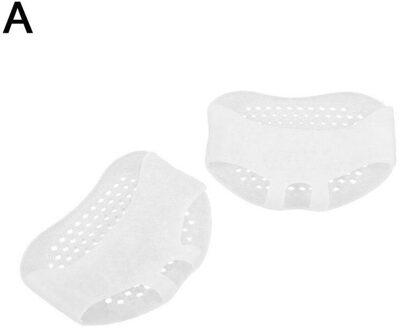 1 Paar Siliconen Voorvoet Pad Comfortabel Ademend Honingraat Enkele Schoenen Hoge Hakken Pijnbestrijding Foot Pads Inlegzolen Sokken