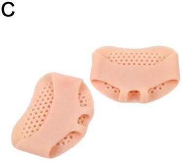 1 Paar Siliconen Voorvoet Pad Comfortabel Ademend Honingraat Enkele Schoenen Hoge Hakken Pijnbestrijding Foot Pads Inlegzolen Sokken