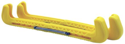 1 Paar Skate Schoen Cover Gebruik Outdoor Sport Draagbare Roestvrij Verstelbare Lente Tool Beschermende Ijshockey Blade Guard geel