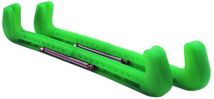 1 Paar Skate Schoen Cover Gebruik Outdoor Sport Draagbare Roestvrij Verstelbare Lente Tool Beschermende Ijshockey Blade Guard groen