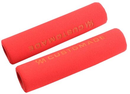 1 Paar Soft Foam Spons Bmx Mtb Bike Cycle Fiets Handvat Stuur Bar Grips 652D Rood