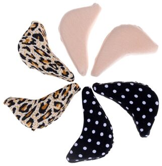 1 paar Sponge Voorvoet Insert Teen Plug Kussen Anti-pijn Grote Schoenen Teen Front Lange Top Filler Schoenen Aanpassing inlegzolen Beige