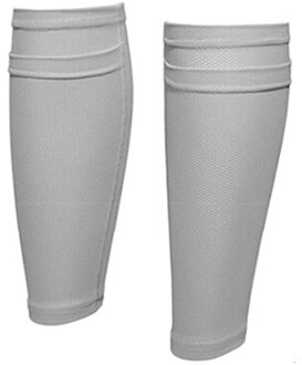 1 Paar Sport Voetbal Shin Guard Pad Sleeve Sok Been Ondersteuning Voetbal Compressie Kalf Mouwen Scheenbeschermer Voor Volwassen Tieners Kinderen For adults 01