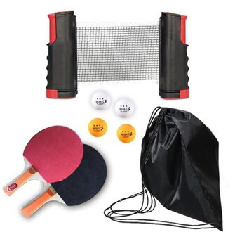 1 Paar Tafeltennis Netto Draagbare Intrekbare Ping Pong Post Netto Rack Voor Elke Tafel Tafeltennis Rack Vervang Kit ping Pong Set