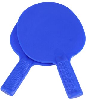 1 Paar Tafeltennisbats Racket Kinderen Praktijk Training Aaien Voor Kinderen (Rood) blauw