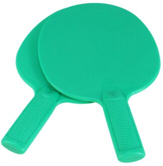 1 Paar Tafeltennisbats Racket Kinderen Praktijk Training Aaien Voor Kinderen (Rood) groen